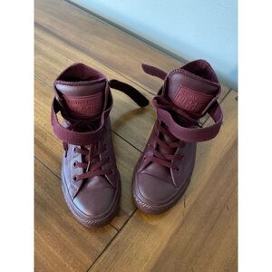 Converse High Top, Size: US7, Oxblood